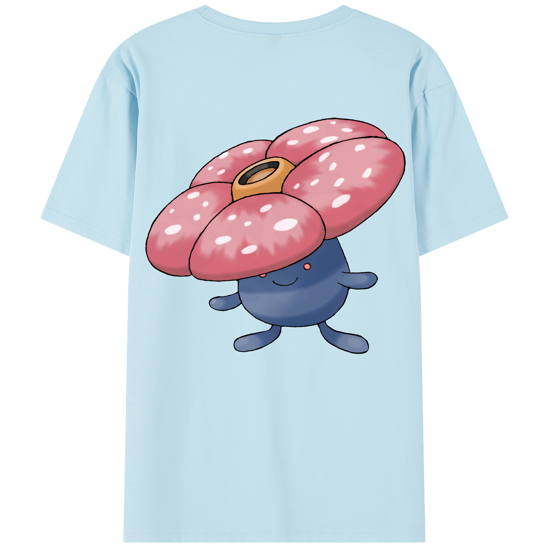 （画像用） ポケットモンスター Pokémon 綿100％半袖Tシャツ（背面プリント）